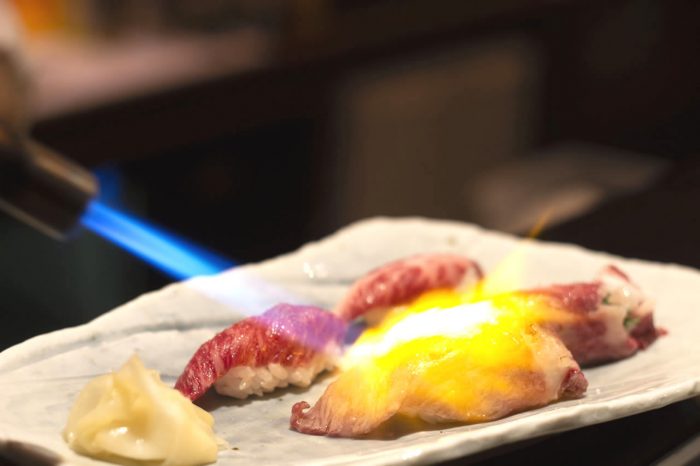 aburi wagyu sushi burner
