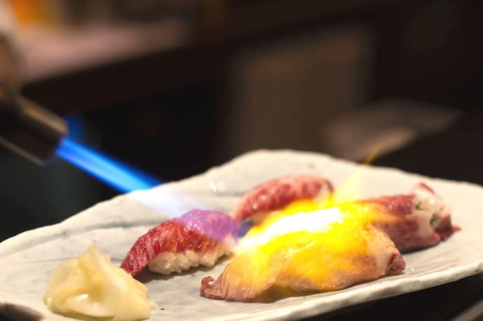 aburi wagyu sushi burner